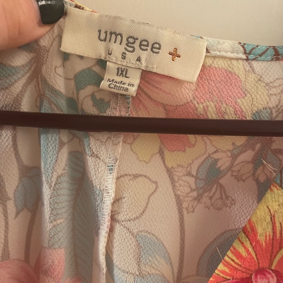 UmGee Floral ruffled mini dress - Picture 3 of 4